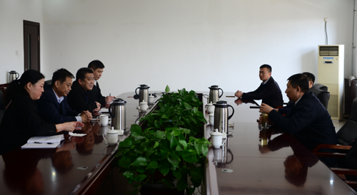 汶上县委副书记、县长李洪文到华体会公司调研